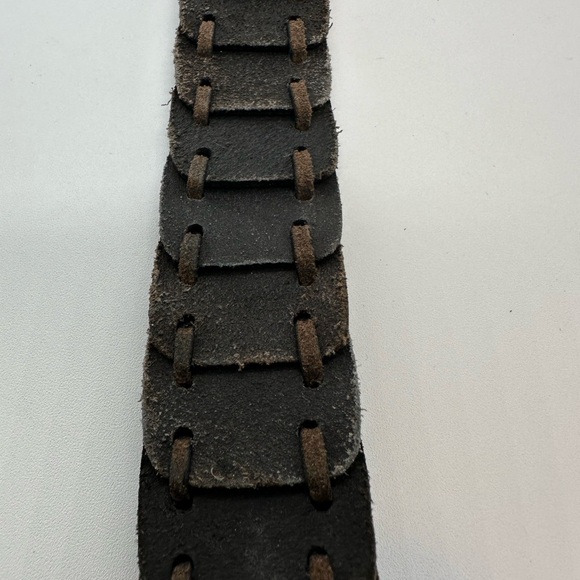Kenneth Cole New York Black Leather Belt Size 36 - Picture 3 of 8